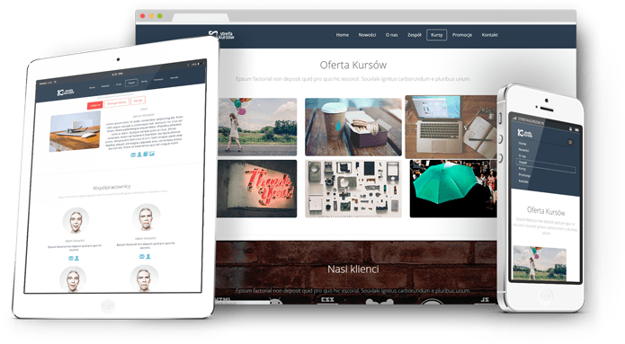 Responsywny layout strony