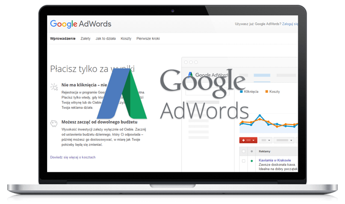 Goodle AdWords logo oraz strona