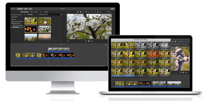 Tworzenie filmów w iMovie