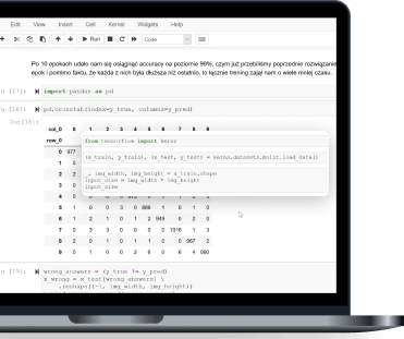 Implementacja sieci neuronowych z wykorzystaniem frameworka Tenserflow