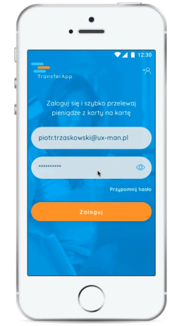 Tworzenie ekranu logowania aplikacji w programie Sketch