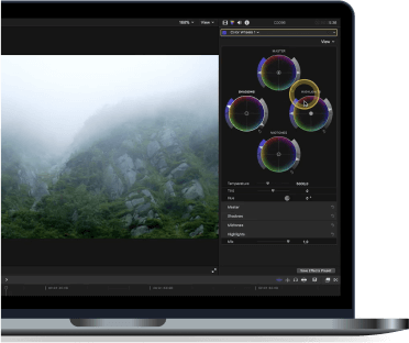 Korekcja i dopasowanie kolorów w Final Cut Pro