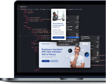 Twórz layouty stron, tak aby poprawnie wyświetlały się na wszystkich urządzeniach, wykorzystaj flexbox oraz grid.