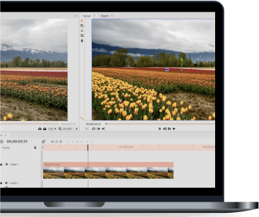 Obróbka kolorystyczna i korekta kolorów w HitFilm Express.