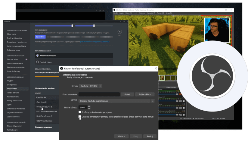 Instalacja wtyczki usprawniającej proces streamingu do programu OBS oraz poznanie dodatkowych funkcji programu.