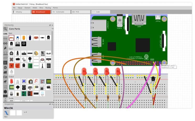 Praktyczny projekt smart home wykonany na płytce Raspbbery Pi.