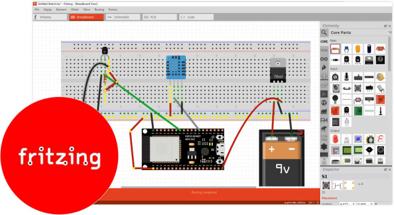 Nauka dzięki darmowej platformie Fritzing.