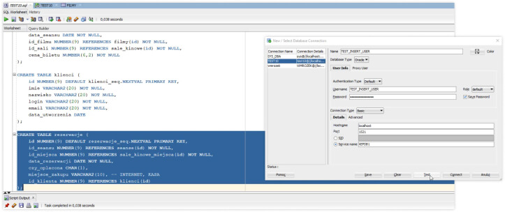 Graficzne przedstawienie budowy zapytania w bazie danych
