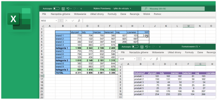 Formatowanie warunkowe w pracy z dużą ilością danych.