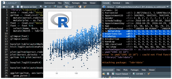 Zaawansowane aspekty języka R w pracy analityka danych.
