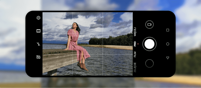 Robienie zdjęć smartfonem.