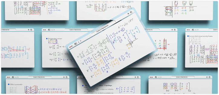 Różne przykłady zadań z macierzy.