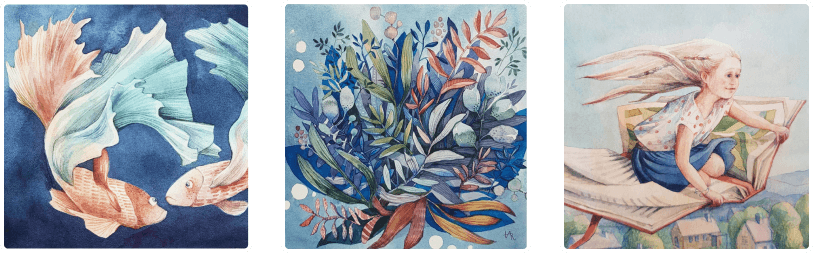 Wykorzystanie zasad kompozycji w malarstwie olejnym.