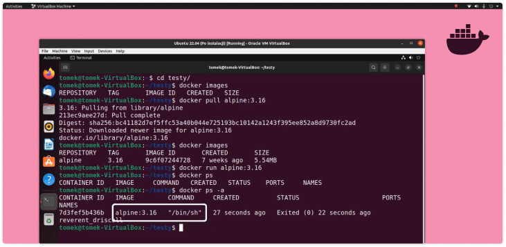 Praca z Dockerem od podstaw.
