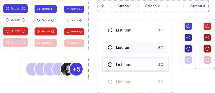 Komponenty w systemie design.
