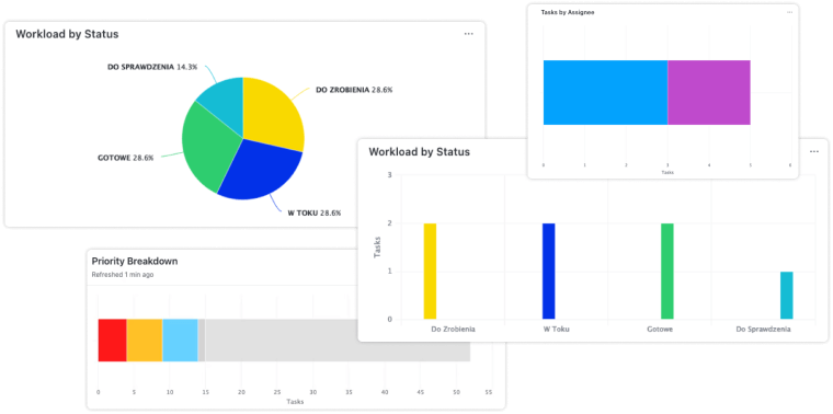 monitorowanie postępów.