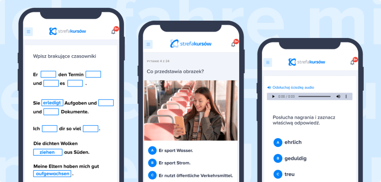 Słownictwo związane z życiem codziennym.