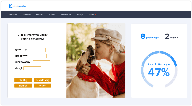 Słowa związane ze świętami.