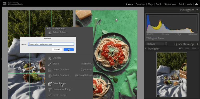 Postprodukcja zdjęć.