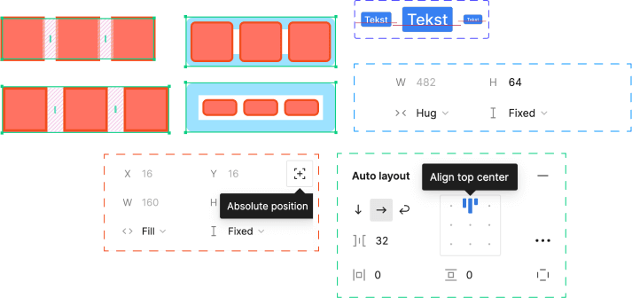 Elastyczne układy z auto-layout.