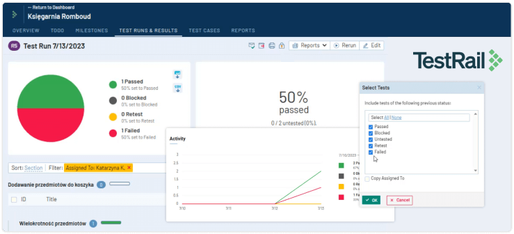 Narzędzia wspomagające testowanie.
