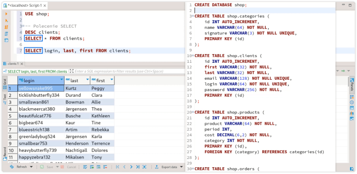 Agregacja i aktualizacja.