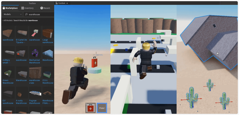 Szablony do tworzenia gier.