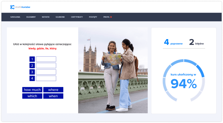 słownictwo dotyczące wypadków.