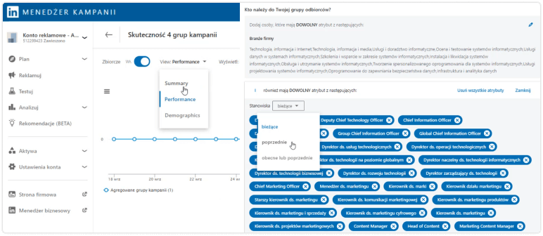 Konfiguracja ustawień.