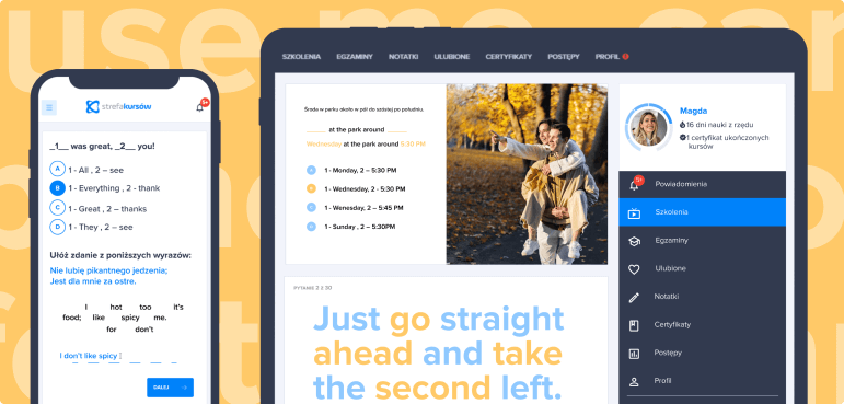 nauka języka angielskiego.