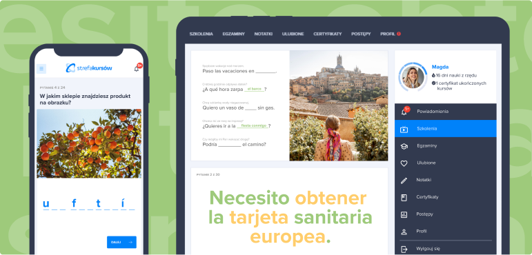 nauka języka hiszpańskiego.