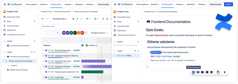 Zarządzanie systemem Jira.