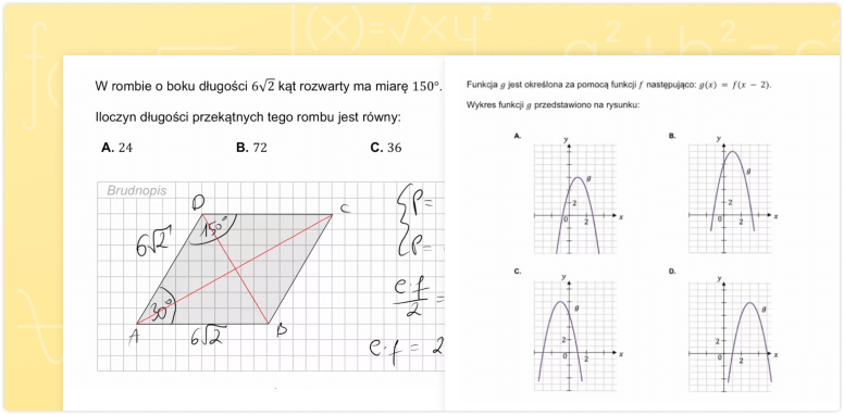 matura z matematyki na 30%.