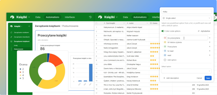 Airtable od podstaw - zarządzanie danymi i automatyzacja.
