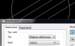 Autocad - kreskowanie i wypełnienie obiektów