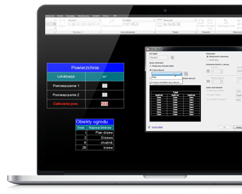 AutoCAD - modyfikacja tabeli