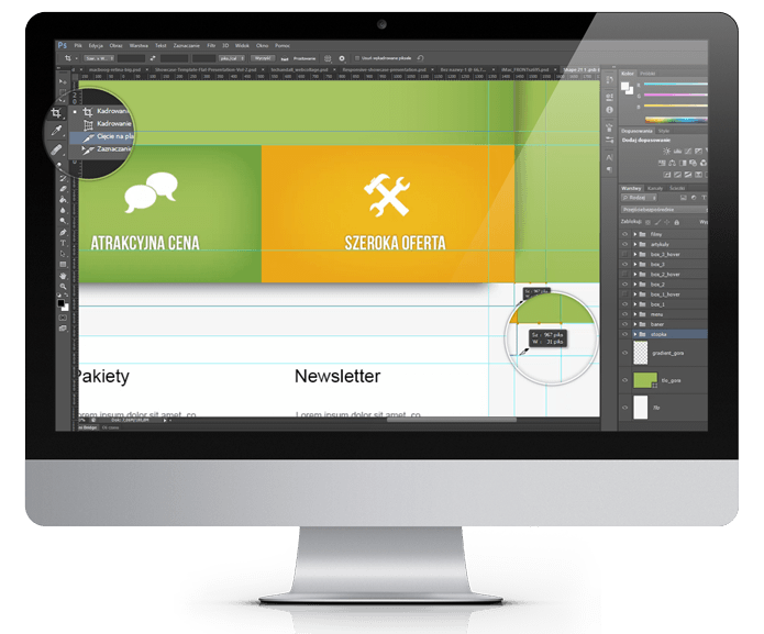 Responsywny layout strony