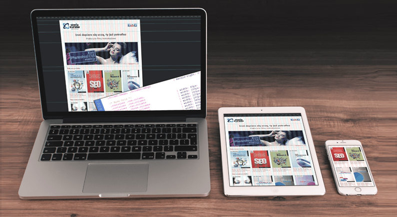 Responsywny layout strony