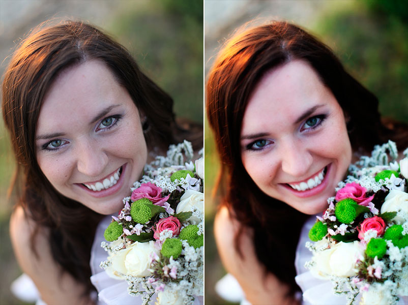 Portret - zmiękczanie i rozmycie