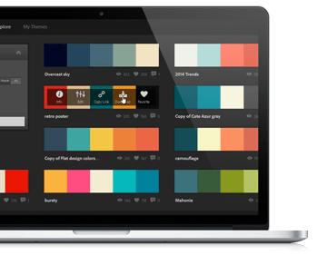 Layout w stylu retro