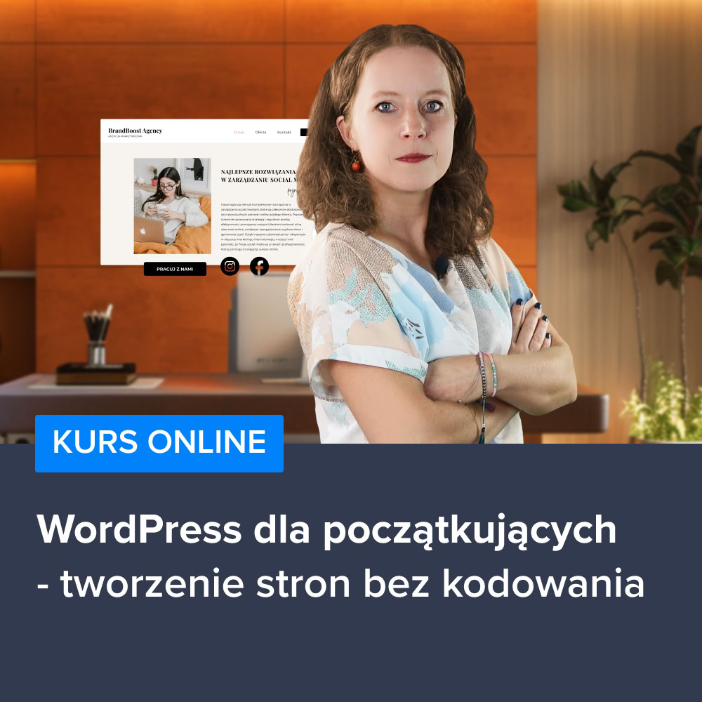 Kurs WordPress dla początkujących - tworzenie stron bez kodowania