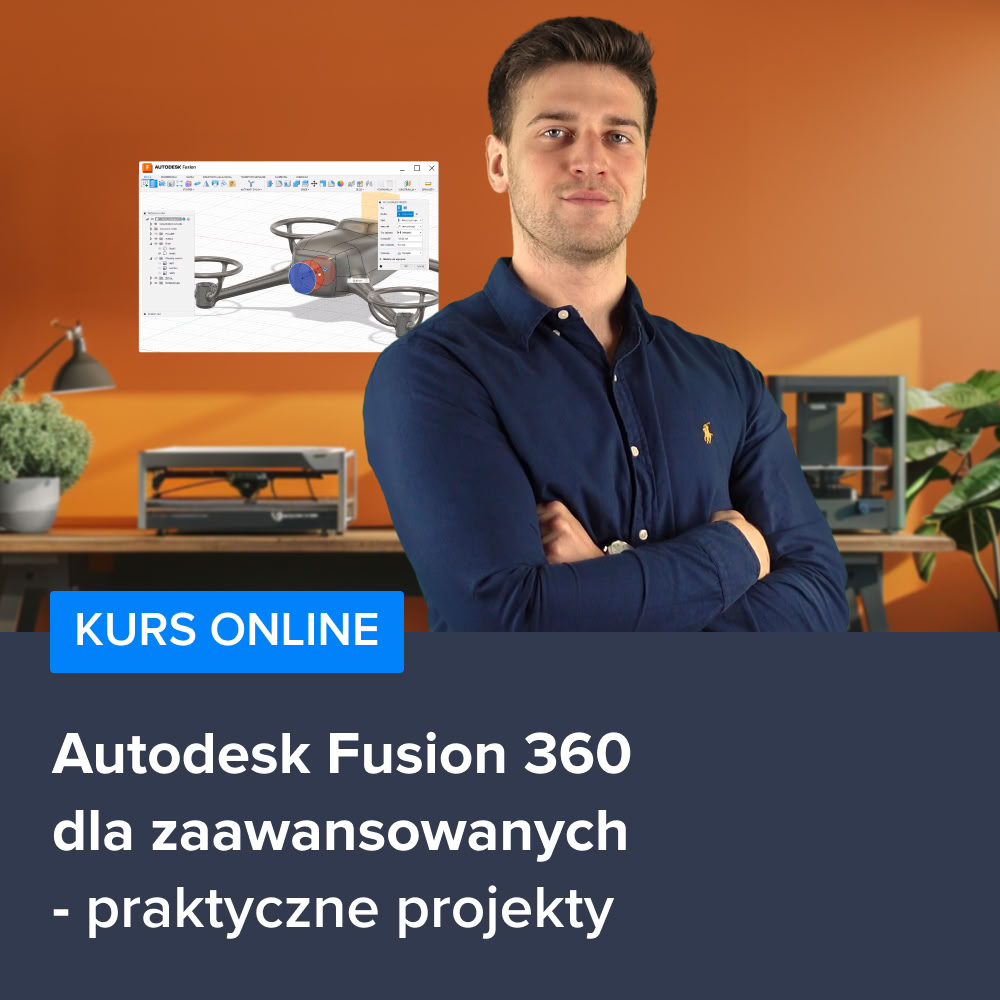 Kurs Autodesk Fusion 360 dla zaawansowanych - praktyczne projekty