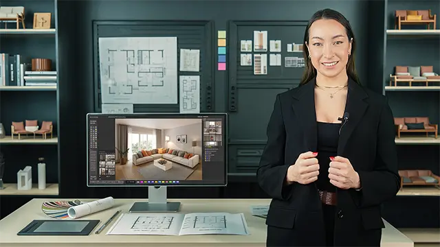 Wizualizacje w 3ds Max - projekt mieszkania od zera