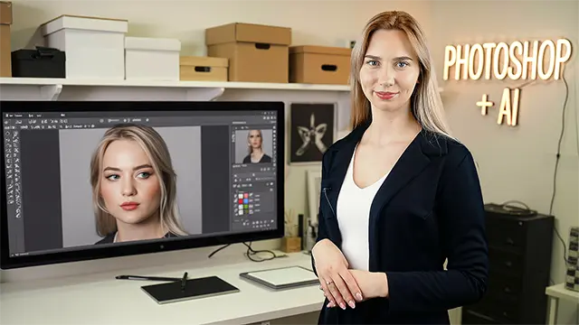 Photoshop - gotowy workflow pracy z AI
